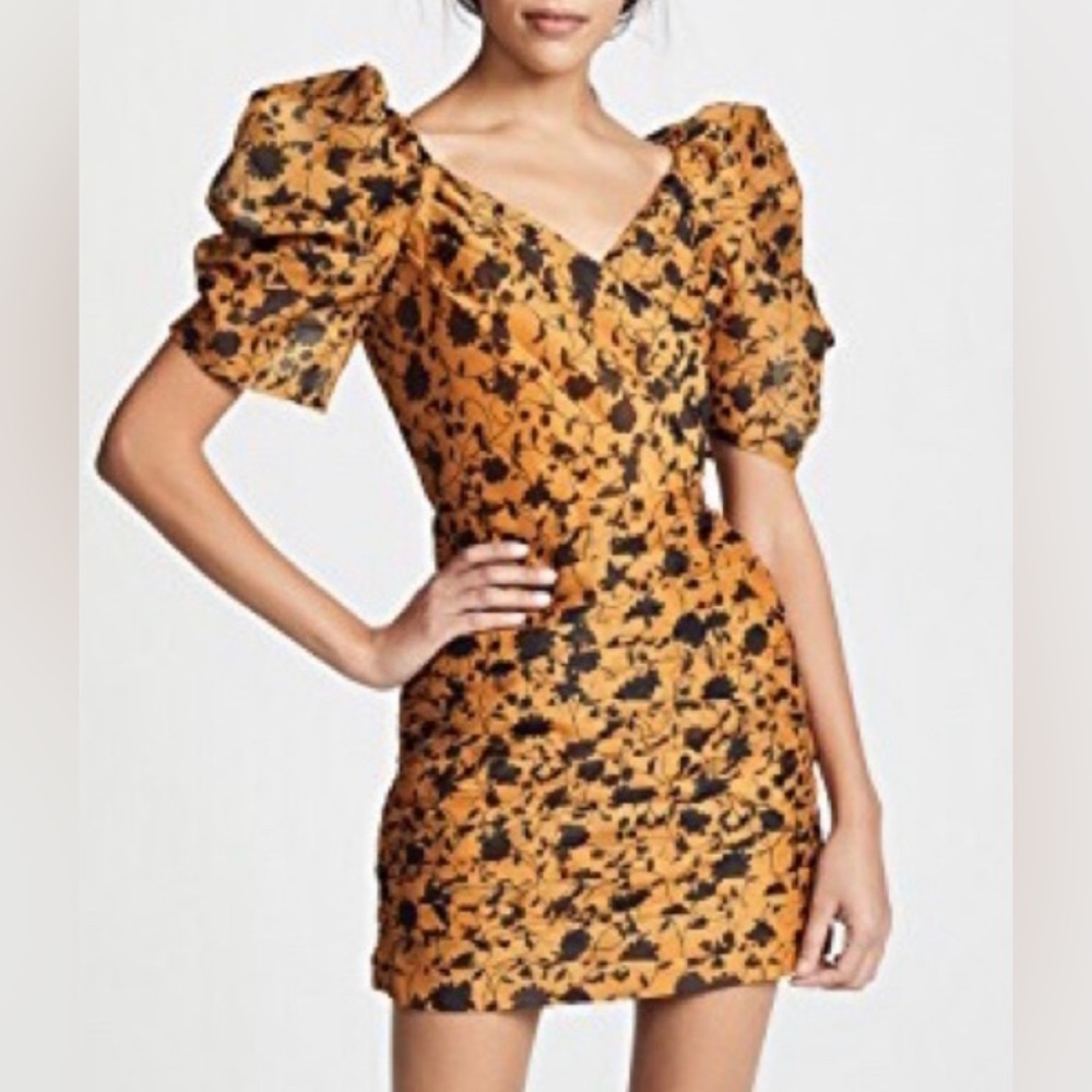 C/MEO COLLECTIVE Puff sleeve dress